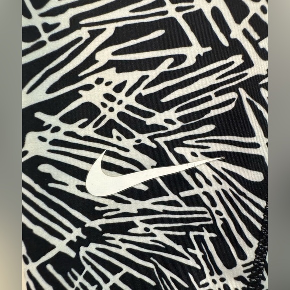 Nike Pro Dri Fit Palm Print Leggings Capris Abstract Vintage Y2K Size M - Picture 7 of 13